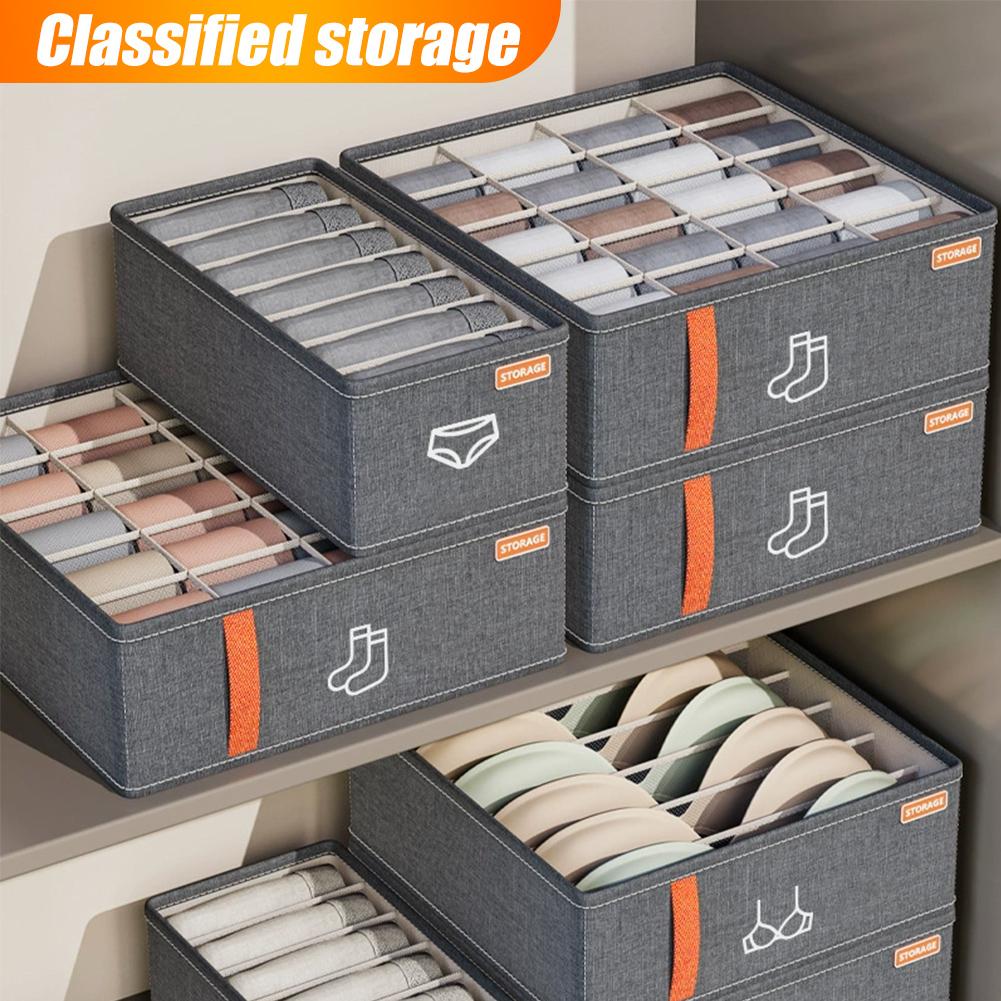 Baby Clothing Organizer - 20칸 양말 정리함 접이식 패브릭 수납함