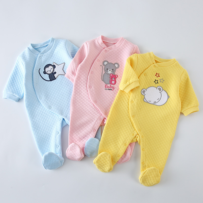 Baby Clothing Brands - 아기 면 롬퍼 옷 신생아 긴팔