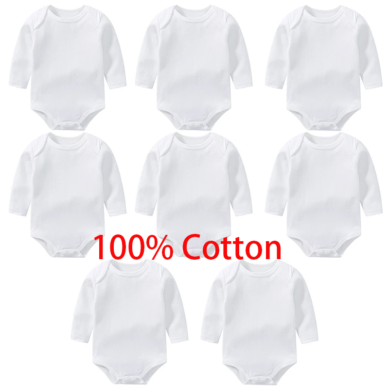 Baby Clothing Brands - 3/8 개/몫 긴 소매 아기 바디