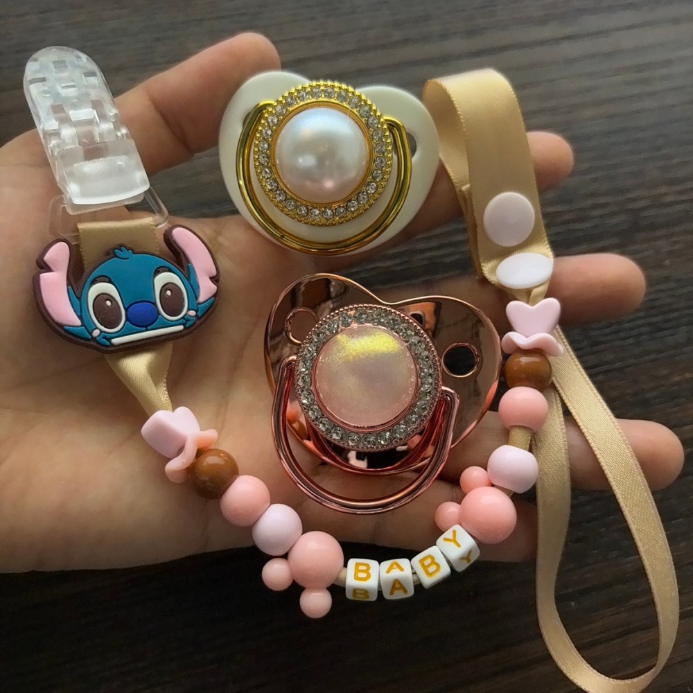 Newborn Gift Set - 귀여운 카와이 신생아 젖꼭지 클립 &