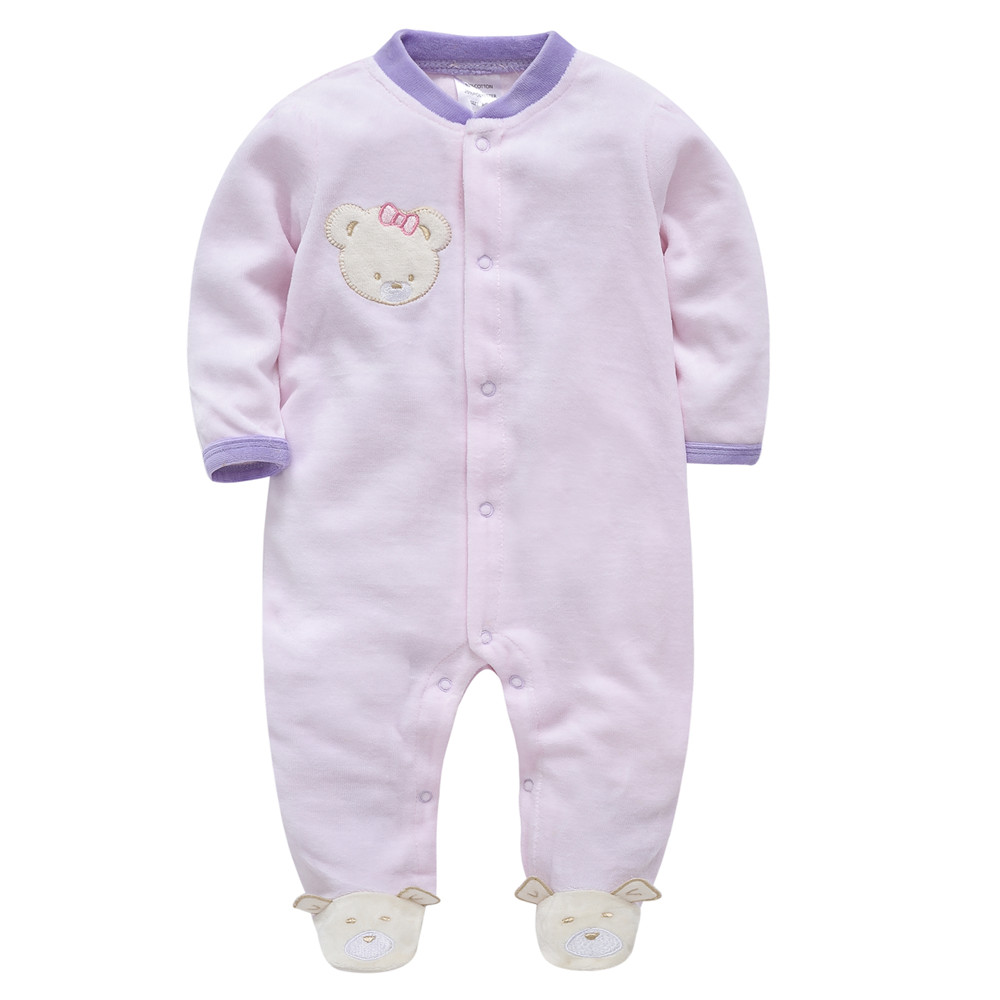 Baby Clothing Brands - Kavkas 여아용 긴 소매 코튼 겨울