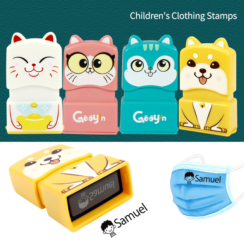 Baby Clothing Names - 맞춤형 이름 스탬프 페인트 개인 학생