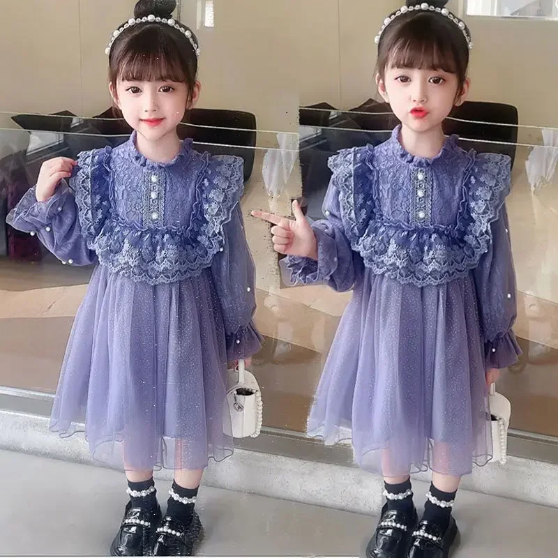 Baby Clothing Yarn - 새로운 아동 의류 레이스 생일 공주