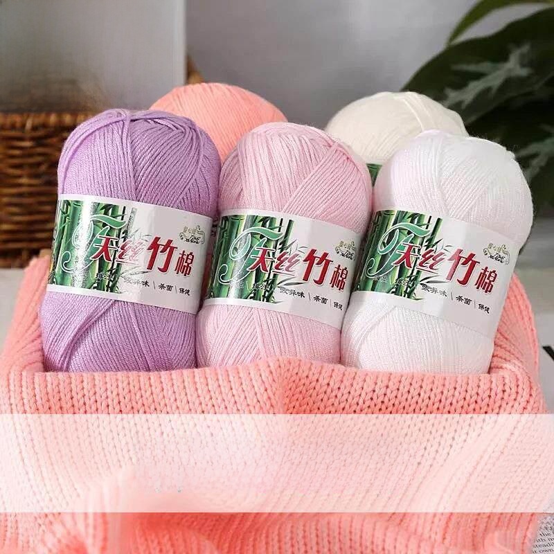 Baby Clothing Yarn - 순면 고급사 대나무숯 아기용 원사 수제