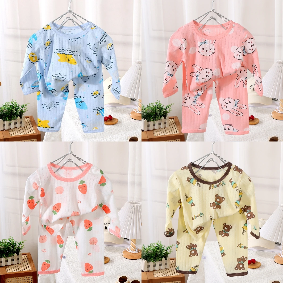 2024 새로운 아기 면화 가정 의류 어린이 클래스 정 - Baby Sleep Suit 리뷰 및 가격
