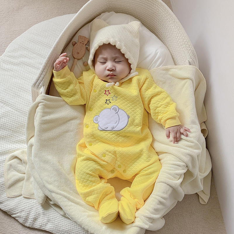 아기 면 롬퍼 옷 신생아 긴팔 유니섹스 우주복 파자마  - Baby Clothing Brands 리뷰 및 가격
