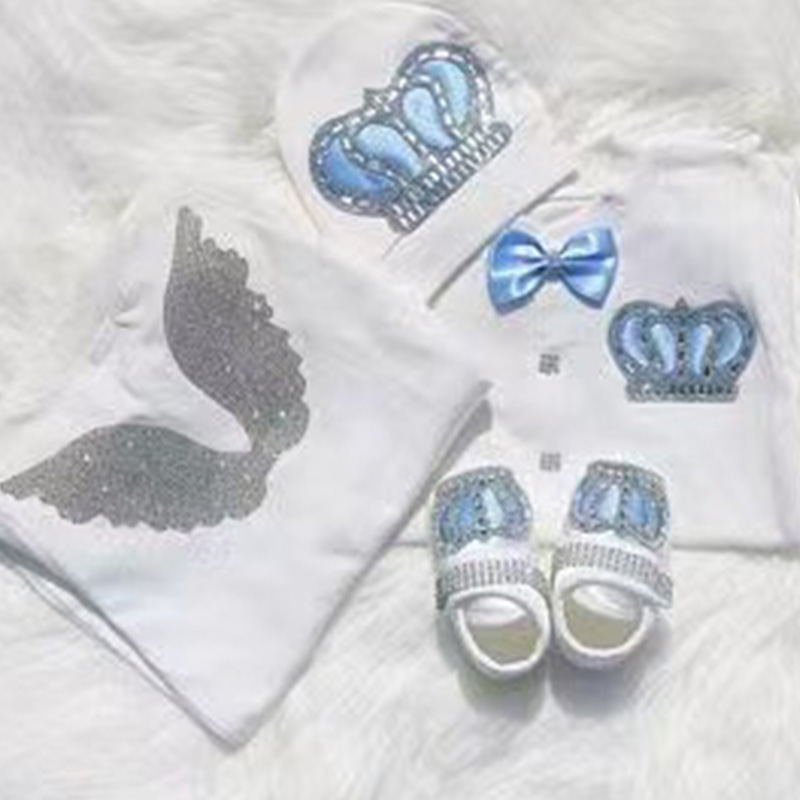 4종 웰컴 홈 롬퍼 아기옷 이름 각인 크라운 장식 아기 - Baby Clothing Names 리뷰 및 가격