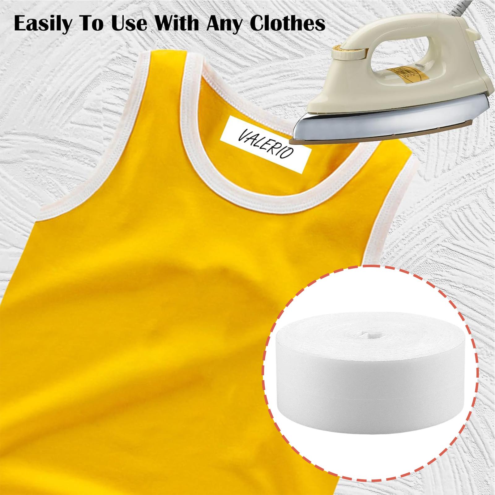 의류 이름표 원단용 오래가는 스티커 세탁 가능한 다리미 - Baby Clothing Names 리뷰 및 가격