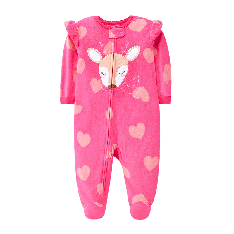 신생아 소년 소녀 Rompers 의류 겨울 잠옷 지퍼  - Baby Clothing Brands 리뷰 및 가격