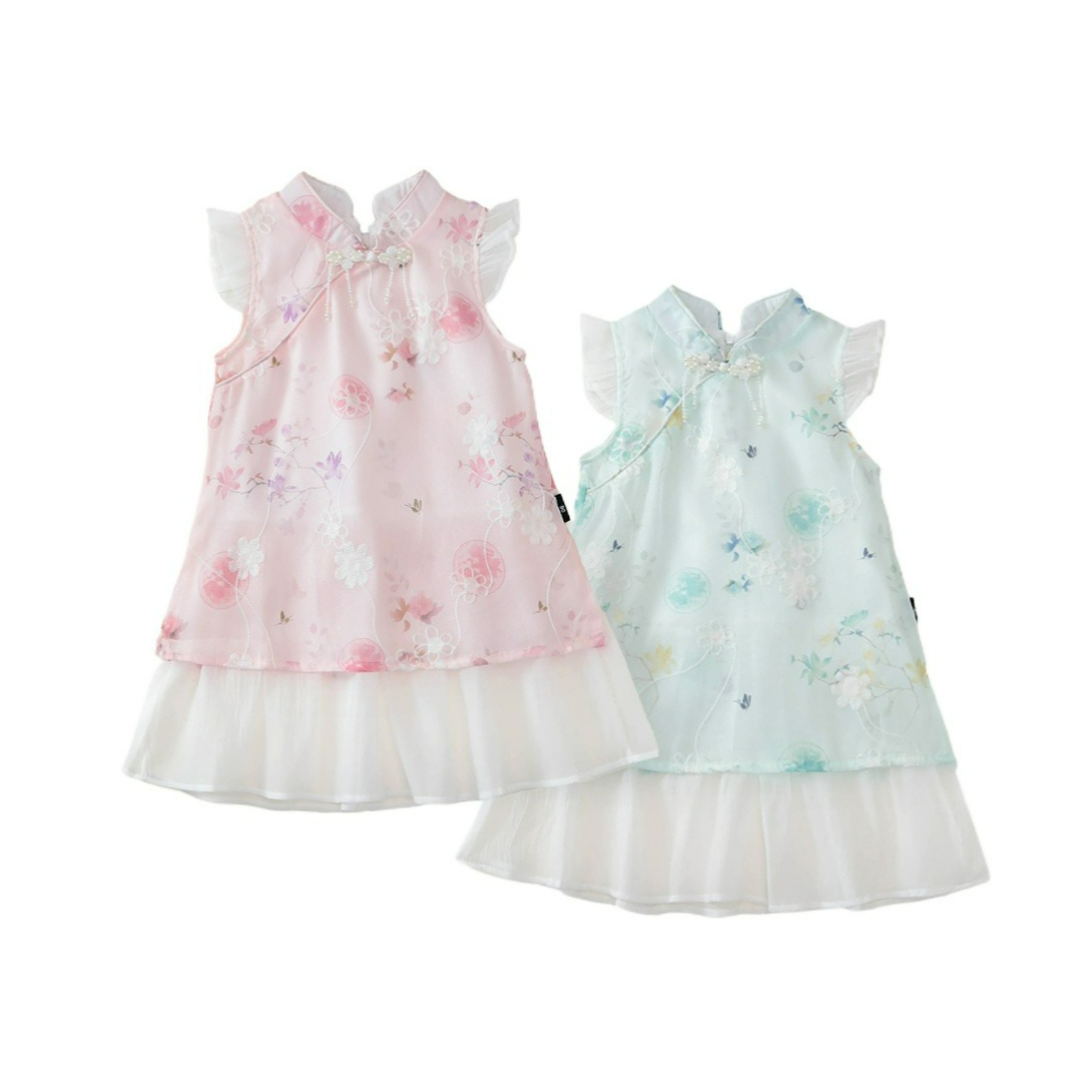 2026년 여름 신상 여아 중국풍 치파오 드레스 버클과 - Baby Clothing Yarn 리뷰 및 가격