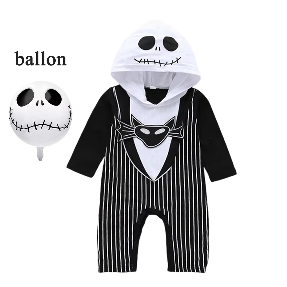 아기 소년 후드 롬퍼 할로윈 코스프레 잭 호러 나이트메 - Baby Clothing Boy 리뷰 및 가격