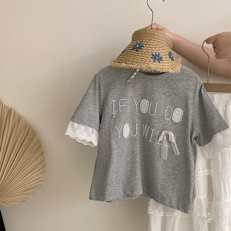 여자 정장 2025 여름 새로운 아동 의류 한국 여자  - Baby Clothing Yarn 리뷰 및 가격