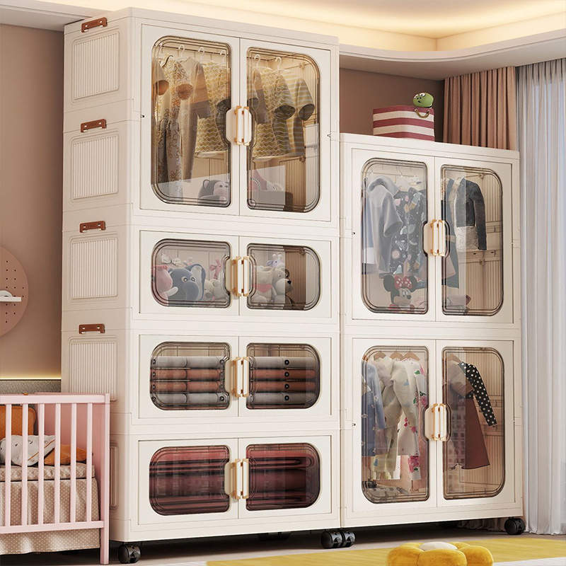 설치 불필요 접이식 아기 옷장 – 거실 및 침실용 다층 - Baby Clothing Organizer 리뷰 및 가격