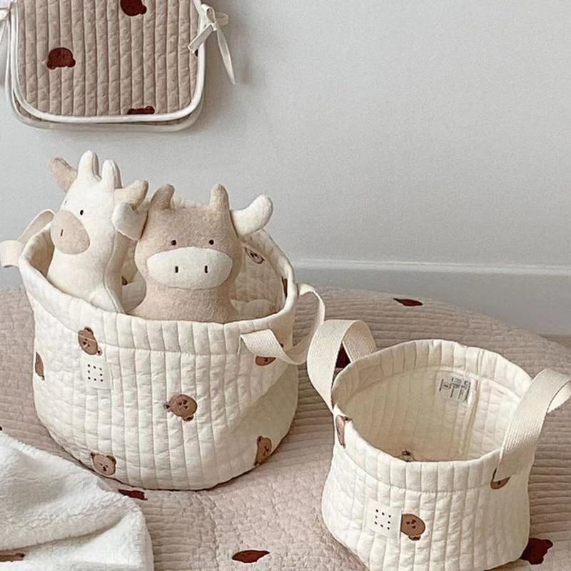 귀여운 곰 자수 기저귀 가방 기저귀 주최자 면화 엄마  - Baby Clothing Organizer 리뷰 및 가격