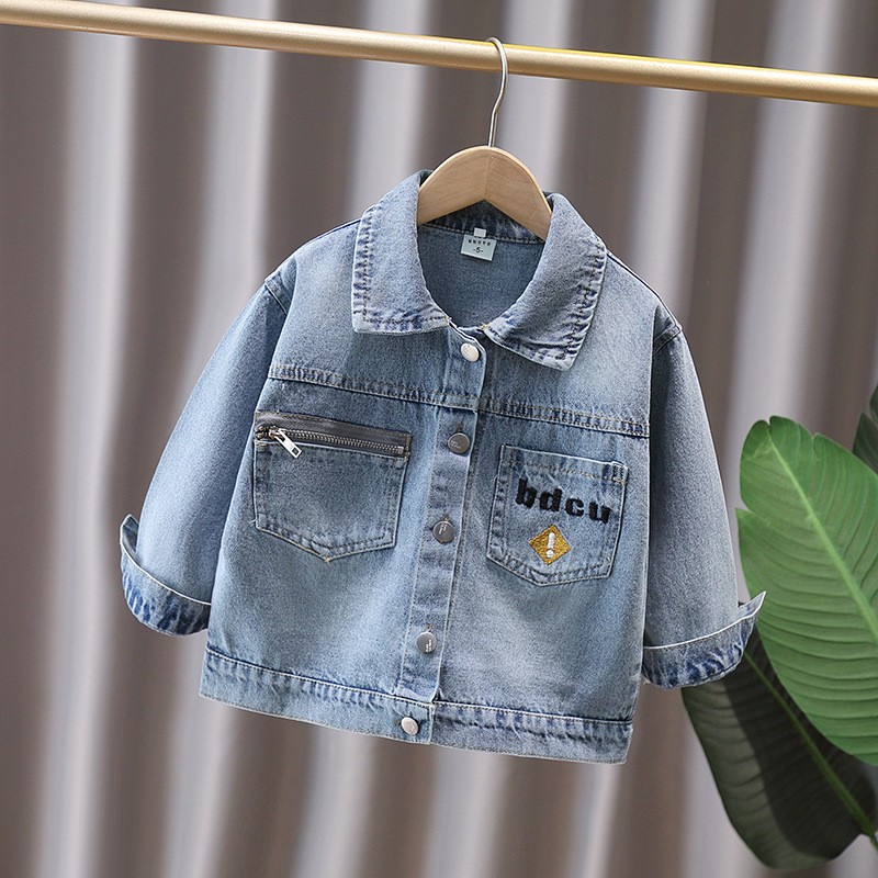 귀여운 스타일 아기 어린이 데님 자켓 어린이를위한 공룡 - Baby Clothing 리뷰 및 가격