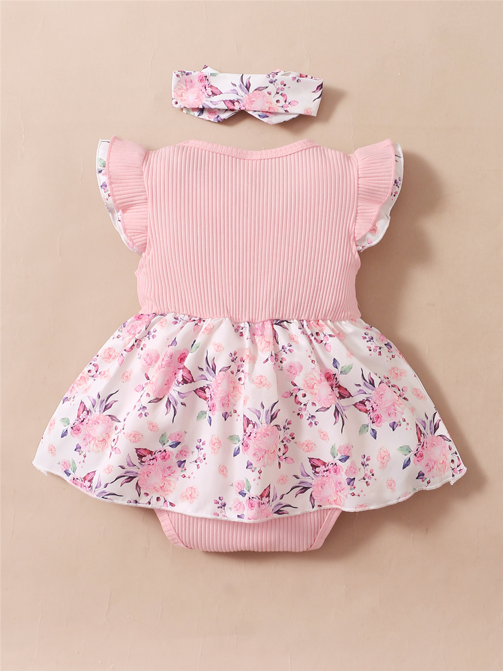 0-18 개월 아기 소녀 꽃 Romper 드레스 플라이 - Baby Clothing Brands 리뷰 및 가격