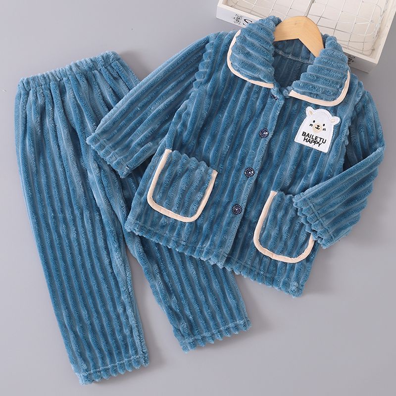 아동용 가을 겨울 부드러운 플란넬 따뜻한 파자마 세트  - Baby Sleep Suit 리뷰 및 가격