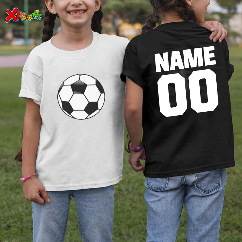 아동용 축구 2021 티셔츠, 소년 소녀 생일 티셔츠, - Baby Clothing Names 리뷰 및 가격