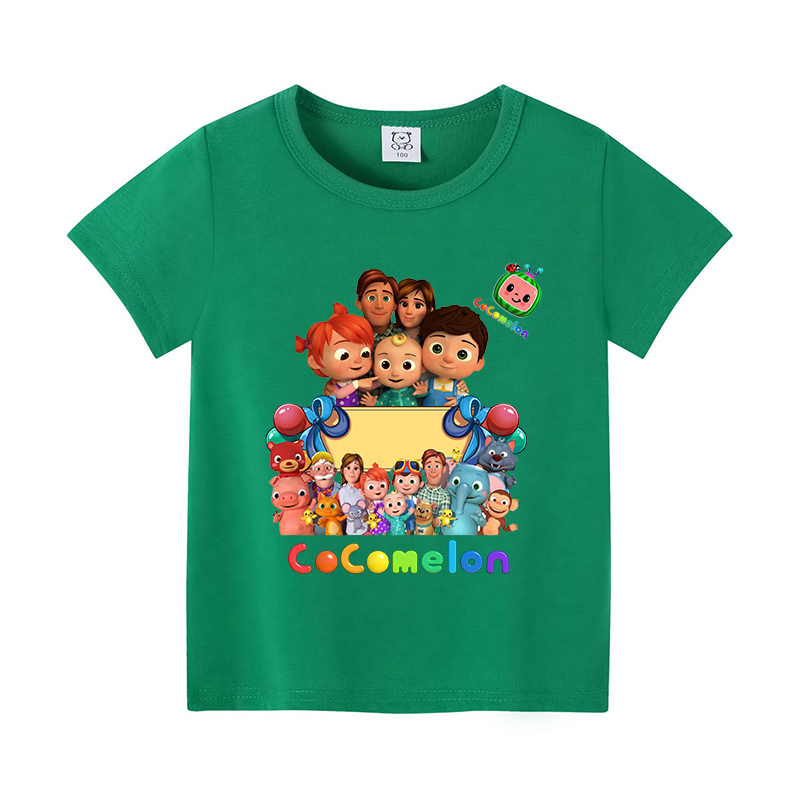 Cocomelons 베이비 티셔츠 애니메이션 코튼 반팔 - Baby Clothing 리뷰 및 가격