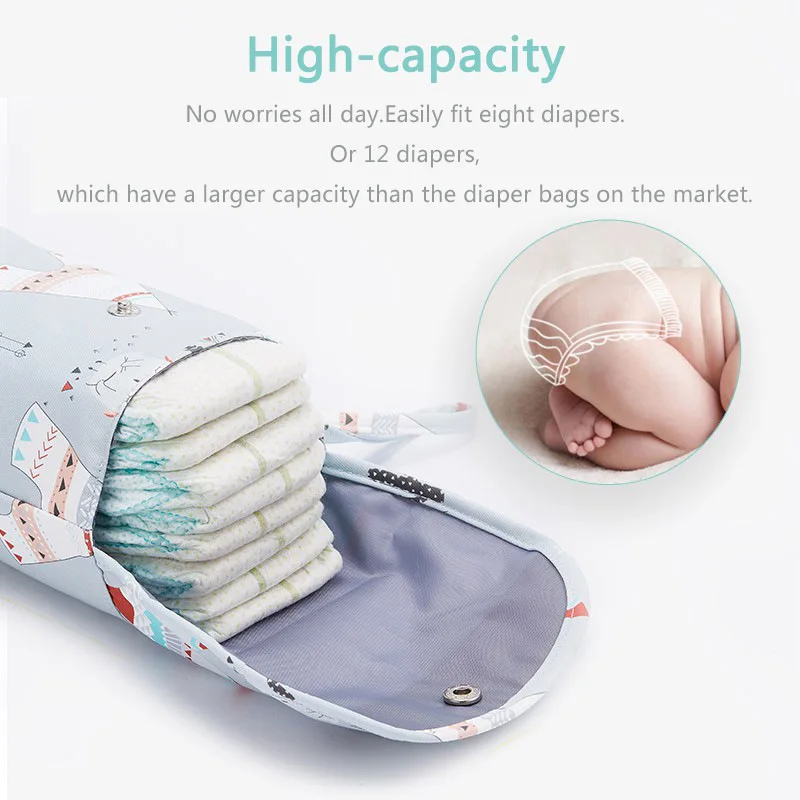 아기 기저귀 가방 정리함 재사용 가능 방수 습식/건식  - Baby Clothing Organizer 리뷰 및 가격