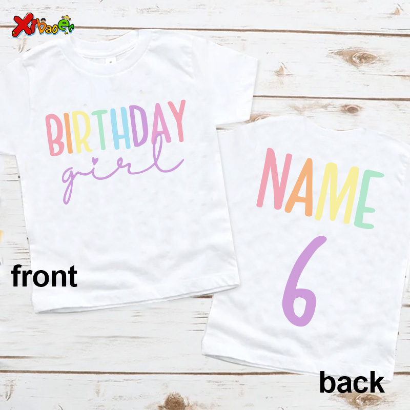 생일 소녀 티셔츠 파티 의상, 맞춤형 이름 셔츠, 아기 - Baby Clothing Names 리뷰 및 가격